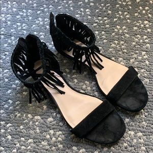 Nine West Fringe Sandals-WORN ONCE